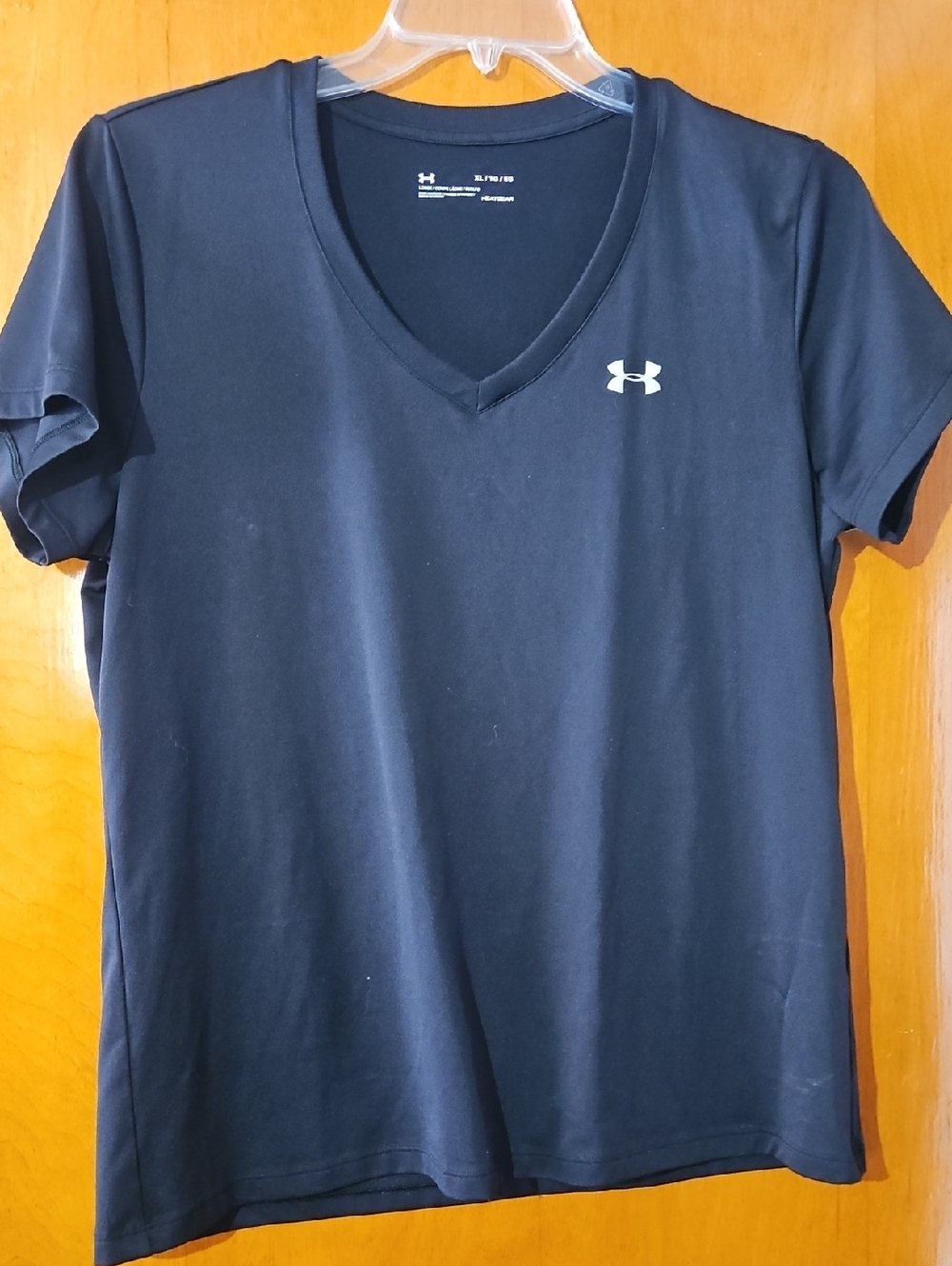 Under Armour Black V-Neck Performance Tee
